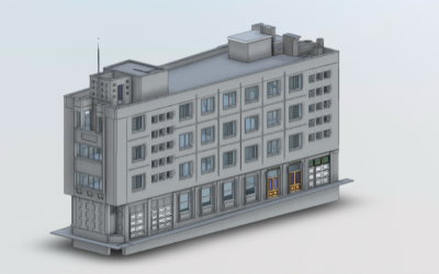 3D Measured Building Survey, Sunley House, London