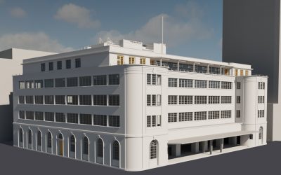 3D Measured Building Survey, Segas House, Croydon, London