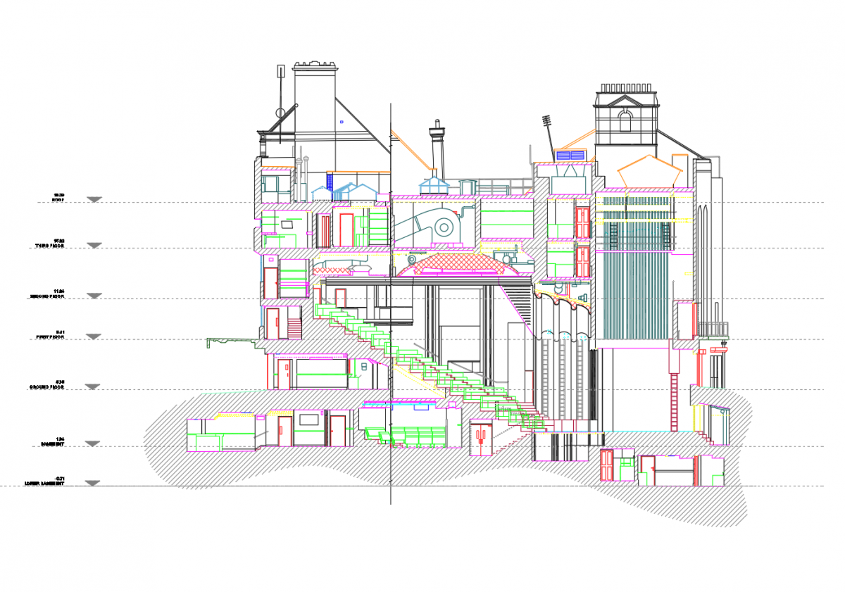 Precision Digital Measured Building Survey Of The Historic Trafalgar Studios, Westminster, London