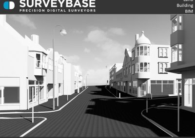 3d topographical model station road