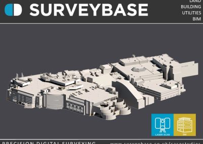 Digital 3D Revit Measured Building Survey Centrale Shopping Centre, Croydon