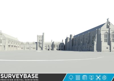 full Topographical and Utility survey of the campus along with the complete 3D Revit (BIM) Model of Mansfield College, Oxford, UK