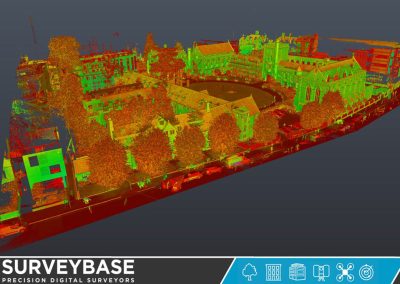 full Topographical and Utility survey of the campus along with the complete 3D Revit (BIM) Model of Mansfield College, Oxford, UK