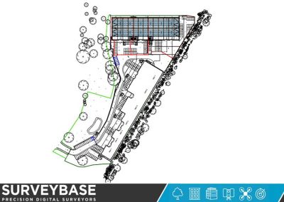 The Topographical, Measured Building and Utility survey of Concorde Park