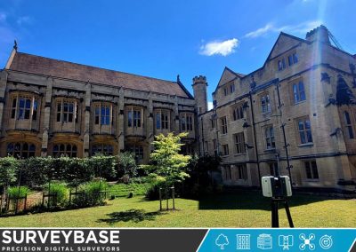 full Topographical and Utility survey of the campus along with the complete 3D Revit (BIM) Model of Mansfield College, Oxford, UK