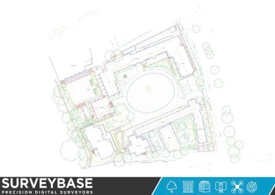 full Topographical and Utility survey of the campus along with the complete 3D Revit (BIM) Model of Mansfield College, Oxford, UK